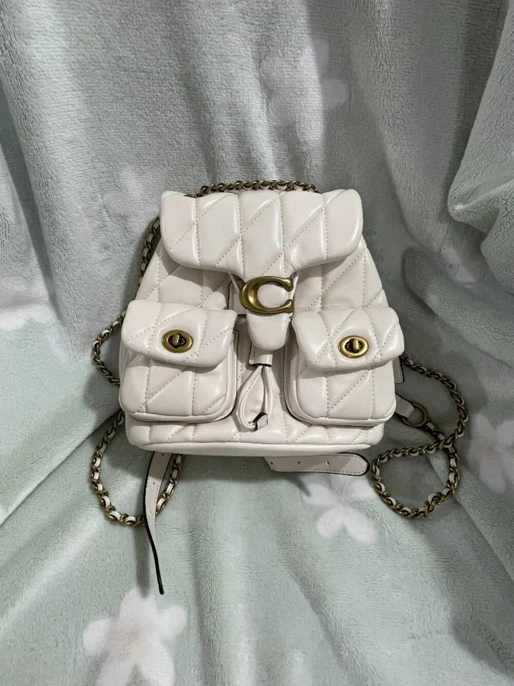Coach Quilted Backpack